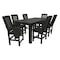 Highwood Usa Lehigh 7pc Rectangular Counter Height Outdoor Patio Furniture Dining Set 84 x 42 AD-ST7LH2CO5BA-BKE - alternate 1